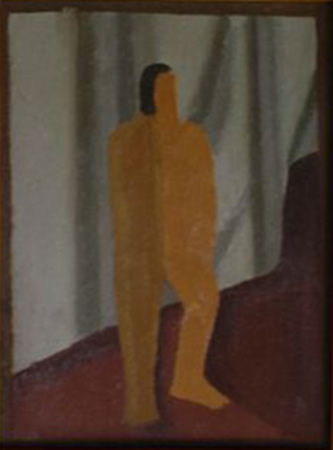 Figura, óleo sobre cartón, c.1930-1935