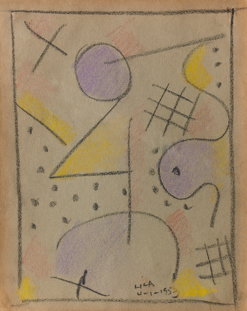 Pastel sobre papel, 29x23cm, 4-1-1953