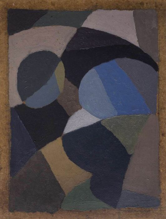 Composición, óleo sobre cartón, 30x23cm, 1935-1940