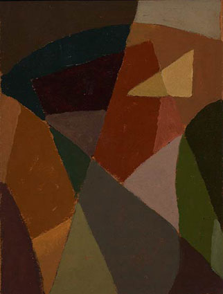 Composición, óleo sobre cartón, 30x23cm, c.1935-1940