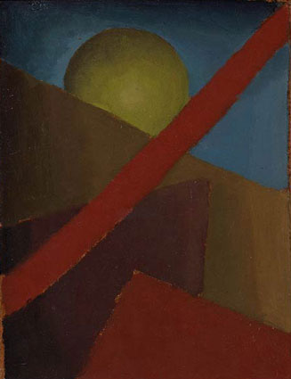Composición, óleo sobre cartón, 30x23cm, c.1935-1940