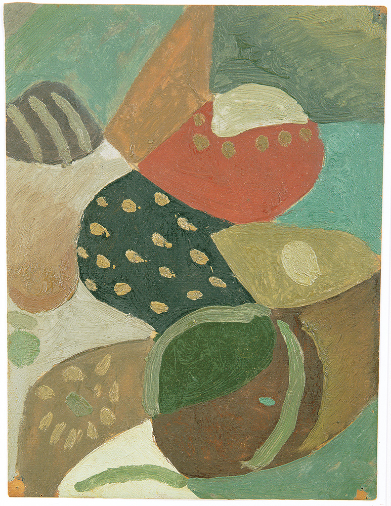 Composición, óleo sobre cartón, 30x23cm, c.1941-1944